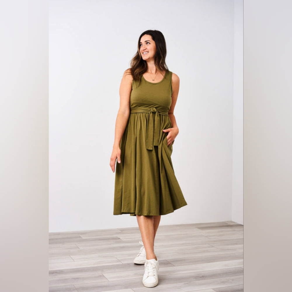 Latched Mama Cotton Sundress, xsmall